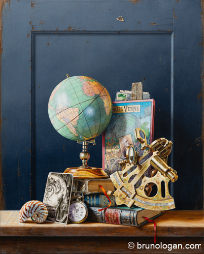 Bruno Logan - Trompe-l'oeil Painting